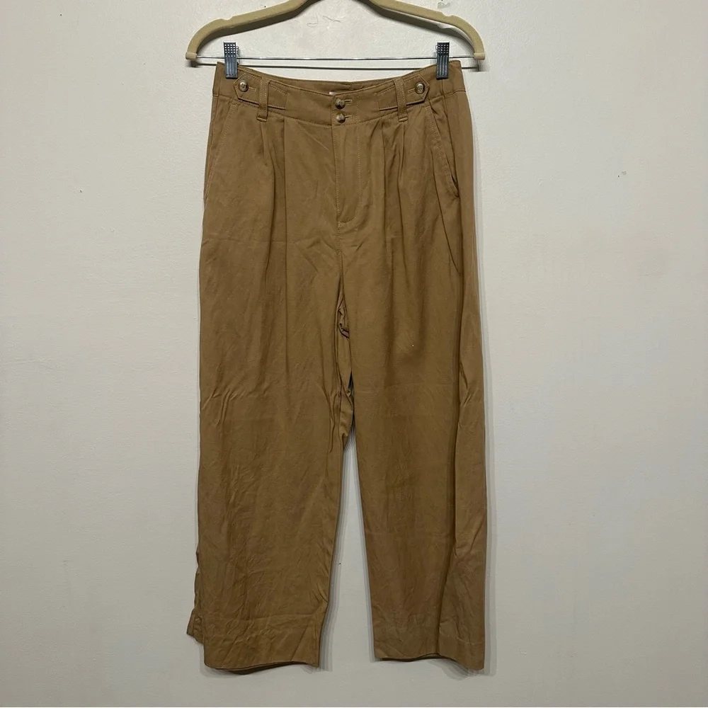 Madewell The Harlow Wide Leg Pant Acorn 2 Petite - Picture 5 of 11